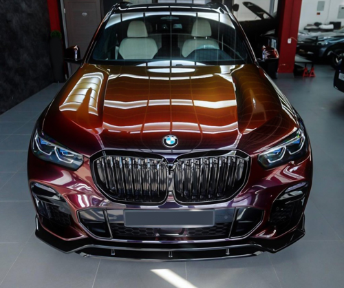 wrap xe - dán đổi màu xe BMW X5 Wrap Gloss Madeira Red