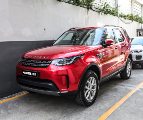 wrap xe, dán đổi màu xe Range Rover Sport wrap gloss candy red