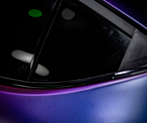 wrap xe - dán đổi màu xe Hyundai Elantra Wrap Matte Purple Malachite
