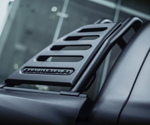 wrap xe, dán đổi màu xe Ram TRX wrap matte dark grey