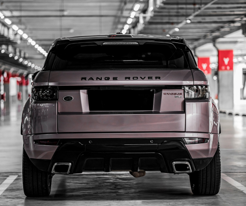 wrap xe, dán đổi màu xeRange Rover Evoque Wrap Gloss Rose Gold Metallic