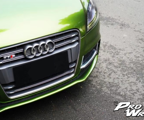 wrap xe, dán đổi màu xe audi tt wrap gloss mamba green  
