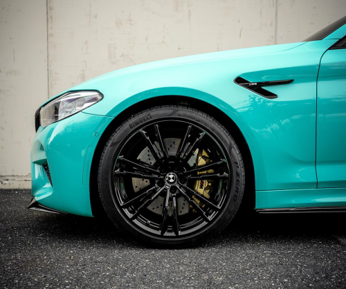 wrap xe, dán đổi màu xe BMW 530i wrap gloss mint