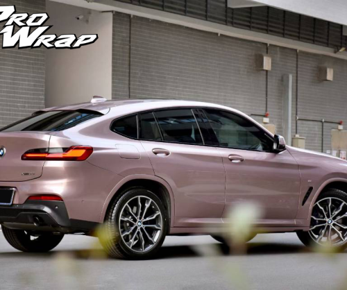 wrap xe - dán đổi màu xe BMW x4 wrap frozen berry metallic