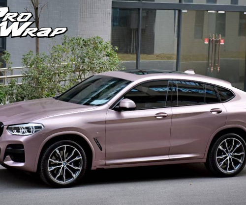 wrap xe - dán đổi màu xe BMW x4 wrap frozen berry metallic