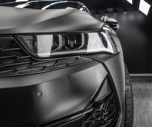 Dán đổi màu xe Kia K5 Matte Black