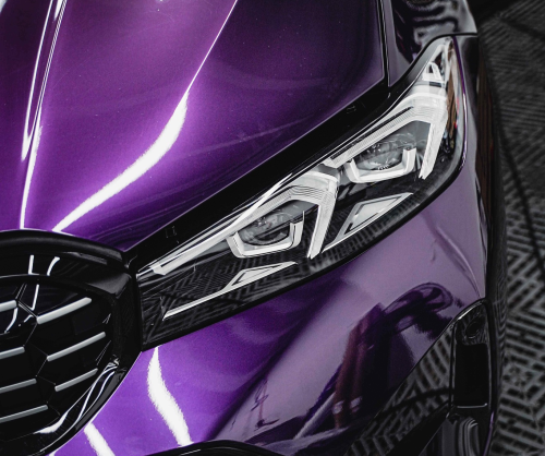 wrap xe, dán đổi màu xe BMW 430i Wrap  Gloss Black Cherry Ice
