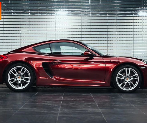wrap xe, dán đổi màu xe Porsche 718 wrap gloss Supreme Red