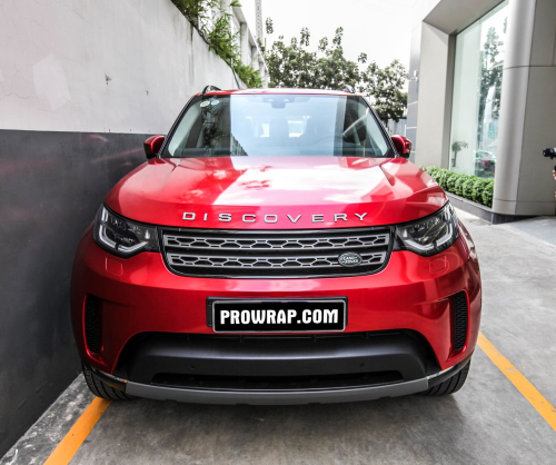 wrap xe, dán đổi màu xe Range Rover Sport wrap gloss candy red