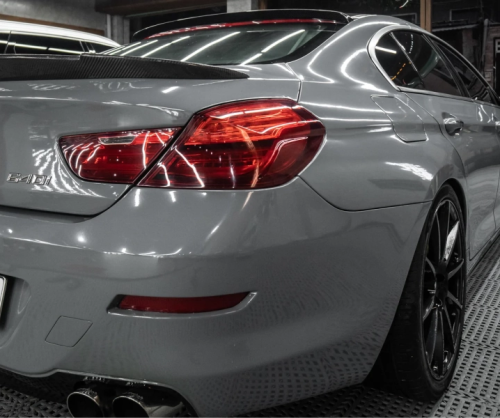 Dán đổi màu xe BMW 640i với Gloss Nardo Gray