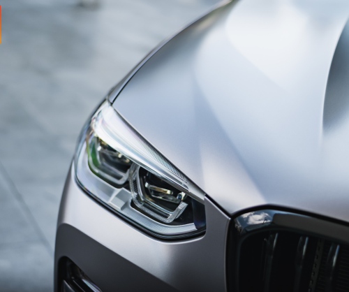 wrap xe - dán đổi màu xe BMW X3 wrap satin titanium gray