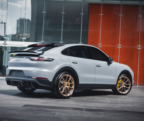 wrap xe, dán đổi màu xe Porsche Cayenne wrap matte nardo gray