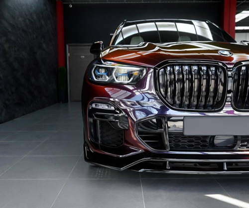 wrap xe - dán đổi màu xe BMW X5 Wrap Gloss Madeira Red