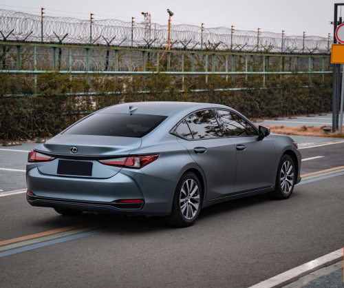 wrap xe - dán đổi màu xe Lexus Es200 wrap matte blue grey 