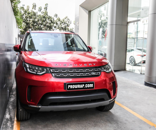 wrap xe, dán đổi màu xe Range Rover Sport wrap gloss candy red