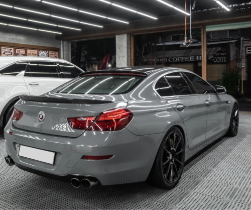 Dán đổi màu xe BMW 640i với Gloss Nardo Gray