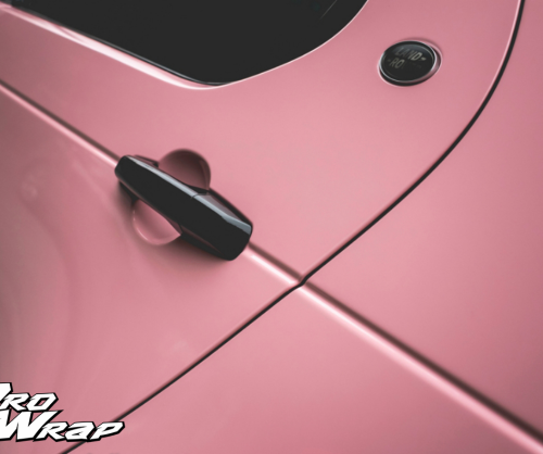 wrap xe, dán đổi màu xe range rover discovery wrap sakura pink