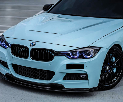 wrap xe, dán đổi màu xeBMW 330i wrap Gloss Ice Blue