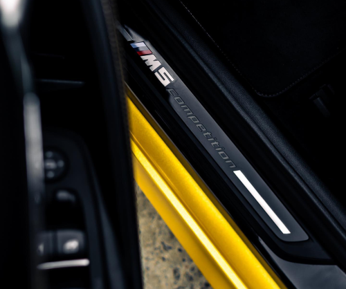 wrap xe - dán đổi màu xe BMW series 5 wrap satin yellow metallic