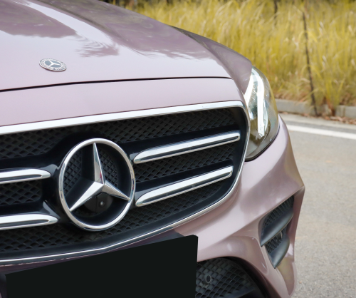 wrap xe, dán đổi màu xe Mercedes E200 wrap gloss iceberry metallic