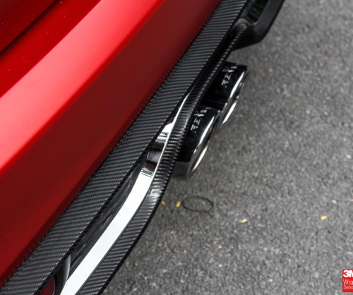 wrap xe, dán đổi màu xe Mini Cooper wrap satin red