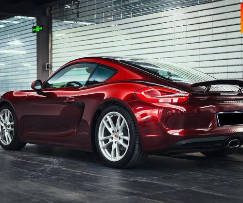 wrap xe, dán đổi màu xe Porsche 718 wrap gloss Supreme Red