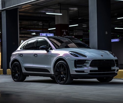 wrap xe, dán đổi màu xe Porsche Macan Wrap Gloss Fantastic Purple