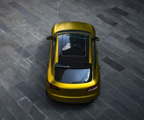 wrap xe, dán đổi màu xe Porsche Macan wrap satin gold metallic