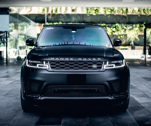 wrap xe, dán đổi màu xe Range Rover Sport wrap matte black
