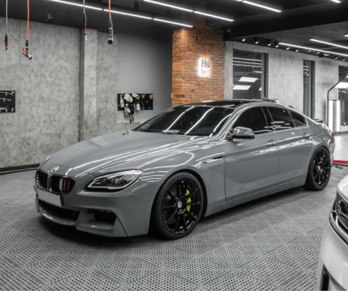 Dán đổi màu xe BMW 640i với Gloss Nardo Gray