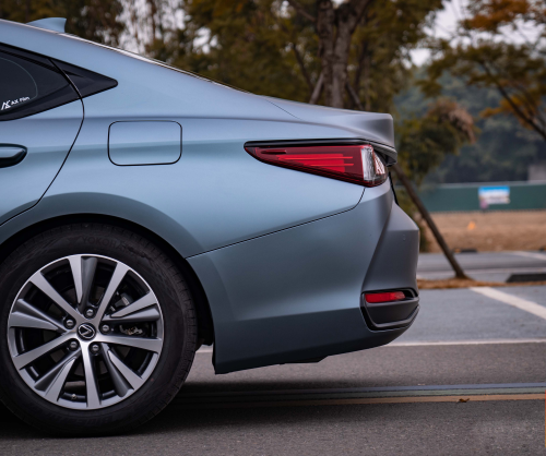 wrap xe - dán đổi màu xe Lexus Es200 wrap matte blue grey 