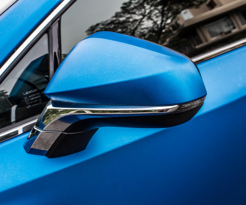 wrap xe - dán đổi màu xe Lexus RX200 wrap matte blue metallic