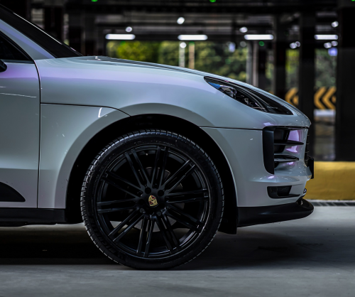 wrap xe, dán đổi màu xe Porsche Macan Wrap Gloss Fantastic Purple