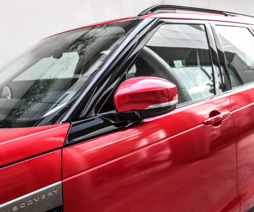 wrap xe, dán đổi màu xe Range Rover Sport wrap gloss candy red
