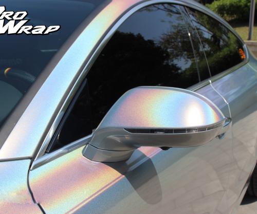 wrap xe, dán đổi màu xe Audi A7 wrap laser silver