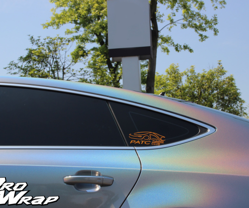 wrap xe, dán đổi màu xe Audi A7 wrap laser silver