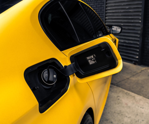 wrap xe - dán đổi màu xe BMW series 5 wrap satin yellow metallic