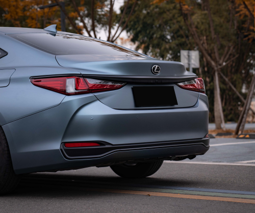 wrap xe - dán đổi màu xe Lexus Es200 wrap matte blue grey 
