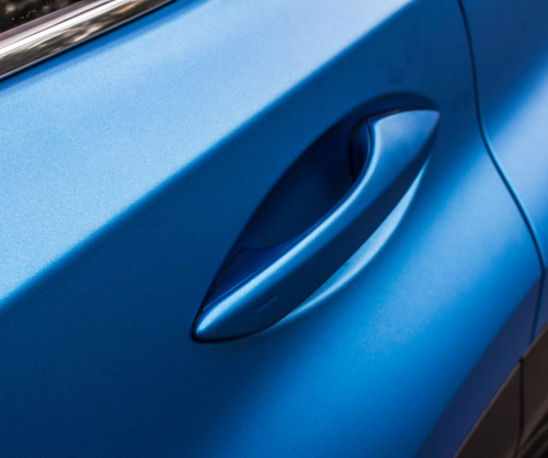 wrap xe - dán đổi màu xe Lexus RX200 wrap matte blue metallic