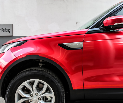 wrap xe, dán đổi màu xe Range Rover Sport wrap gloss candy red