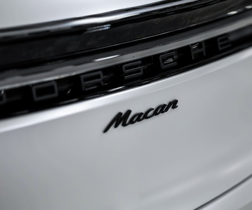 wrap xe, dán đổi màu xe Porsche Macan Wrap Satin Pearl White