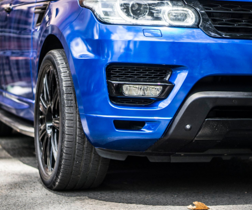 wrap xe, dán đổi màu xe Range Rover Sport wrap gloss deep blue