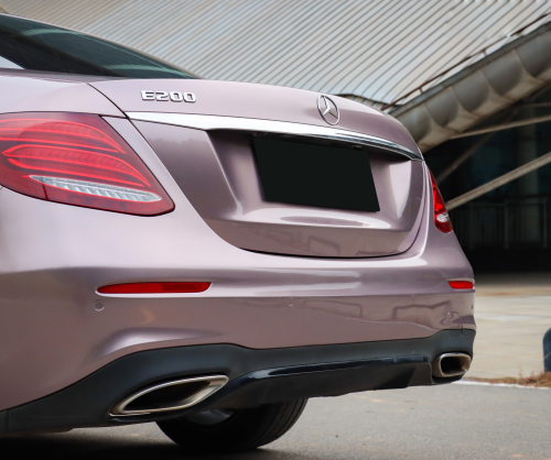 wrap xe, dán đổi màu xe Mercedes E200 wrap gloss iceberry metallic