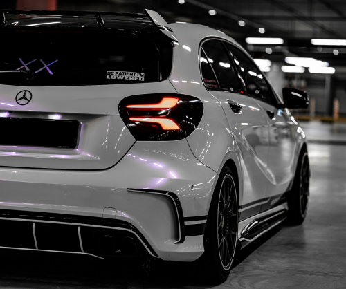 wrap xe - dán đổi màu xe Mercedes A class Wrap Gloss Lavender Pearl