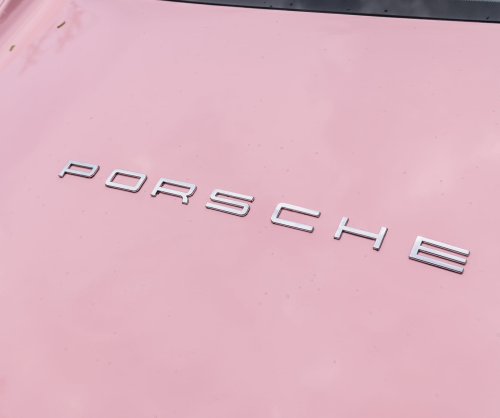 wrap xe, dán đổi màu xe Porsche 718 wrap gloss pastel pink
