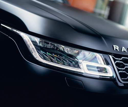 wrap xe, dán đổi màu xe Range Rover Sport wrap matte black