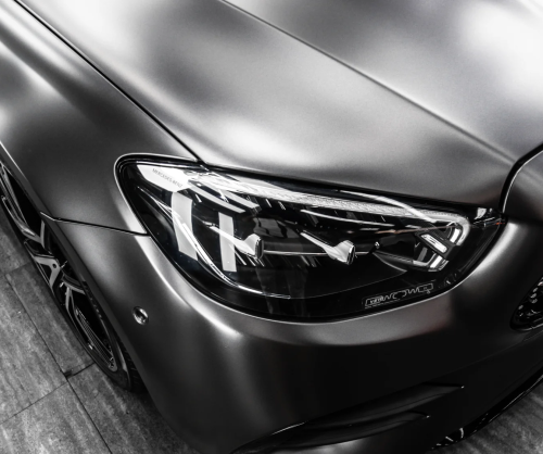 Dán đổi màu xe Mercedes-Benz E300 Matte AMG Gray