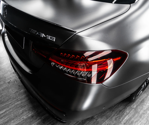 Dán đổi màu xe Mercedes-Benz E300 Matte AMG Gray
