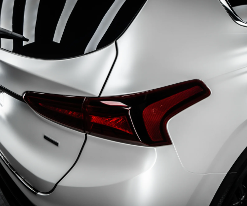 Dán đổi màu xe Hyundai Santa Fe Satin Pearl White