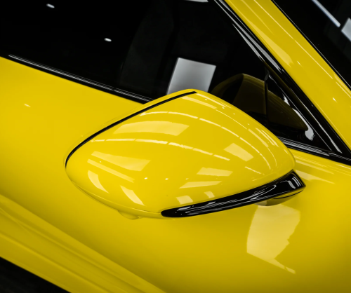 Dán đổi màu xe Porsche 911 Gloss Racing Yellow